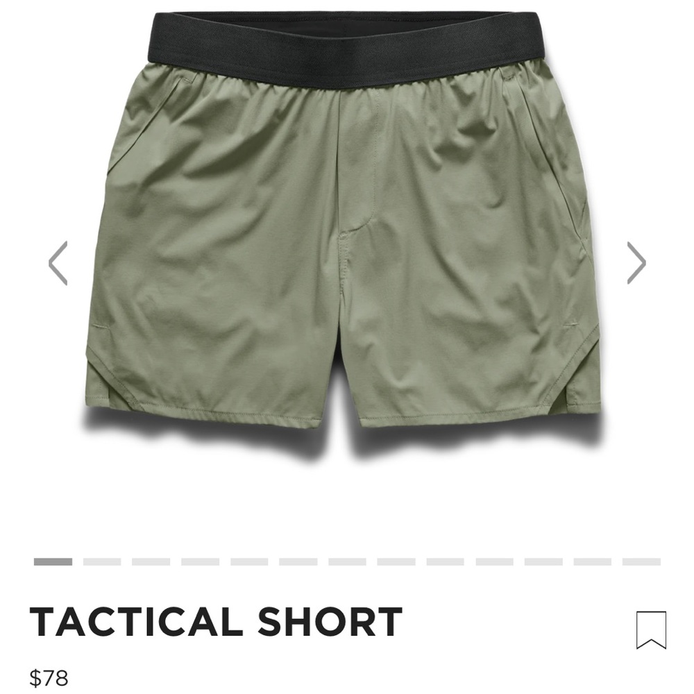 Ten Thousand Men's Tactical Short - Olive/ No Liner   Size M